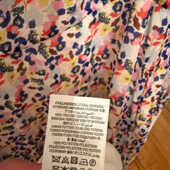 Boden Floral viscose Maxi Dress 12P - Picture 5 of 6